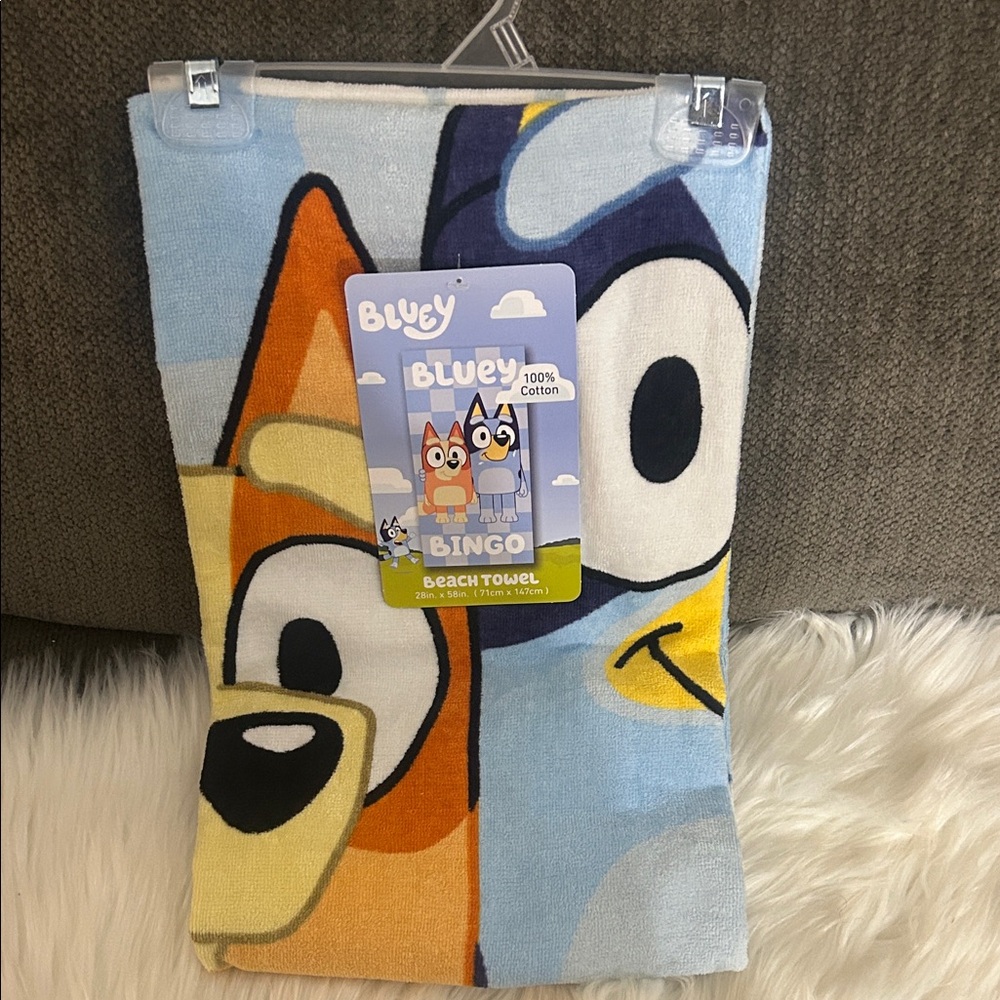 Bluey Beach Towel - Multicolor